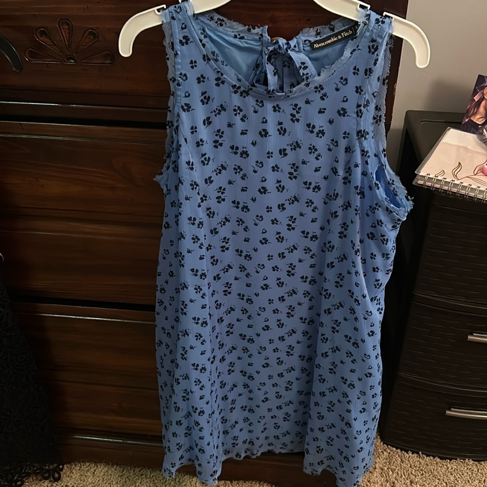 Blue Floral Sundress